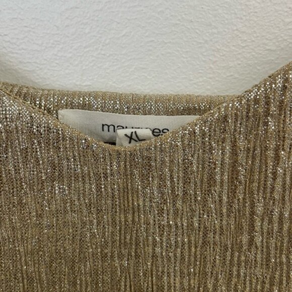 Maurice’s Gold Tank Blouse XL - Picture 4 of 5